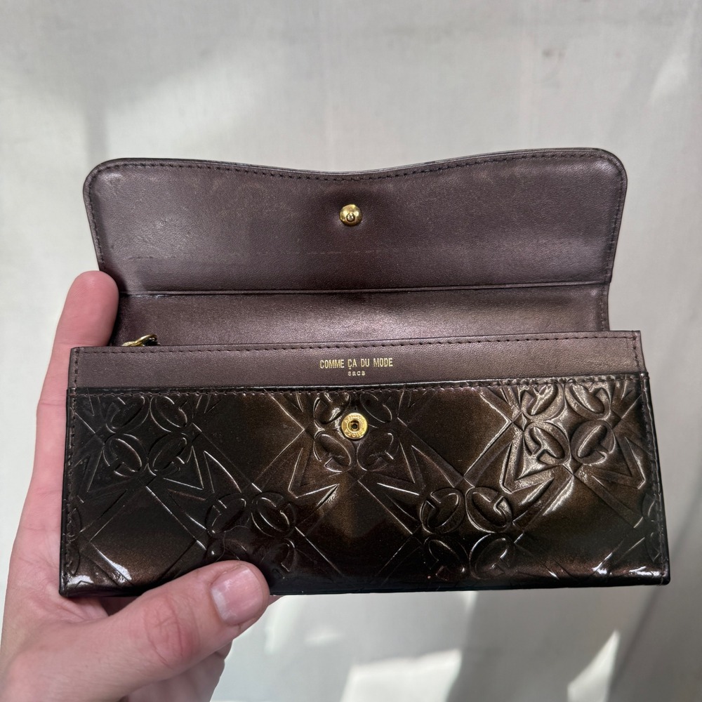 Margaret Howell Idea NWD Leather Long Zip-Around Wallet Cognac Tan‎ - Picture 8 of 14